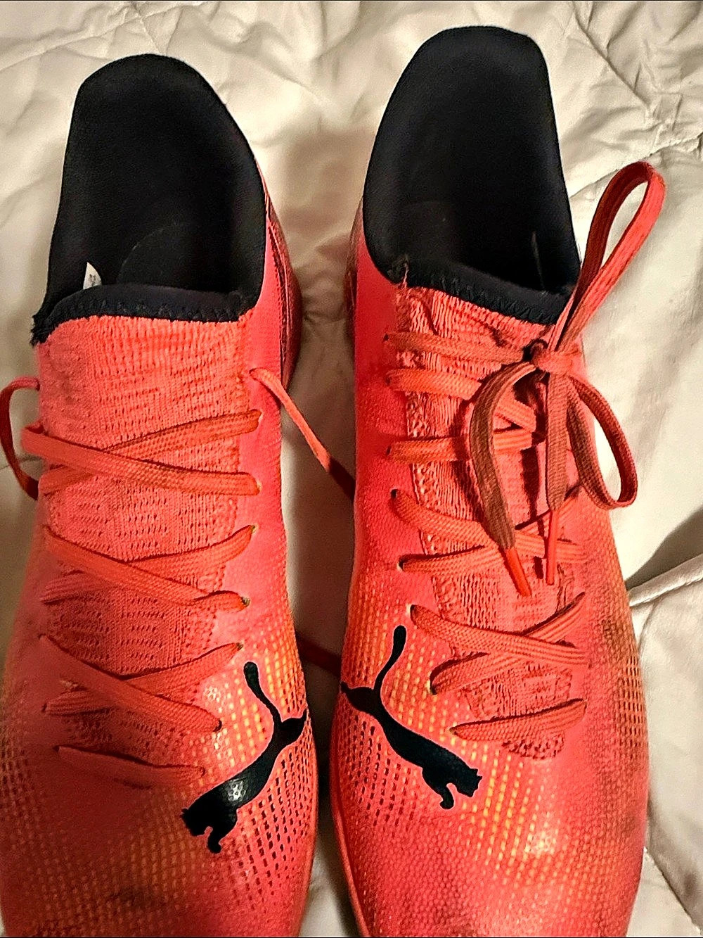 Puma Ultra Match IT / FG/AG Soccer Cleats Orange & Black US 11